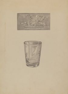 Whiskey Glass, 1935/1942. Creator: Gertrude Lemberg