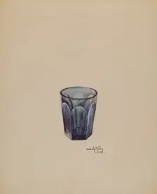 Whiskey Glass, 1937. Creator: Ralph Atkinson