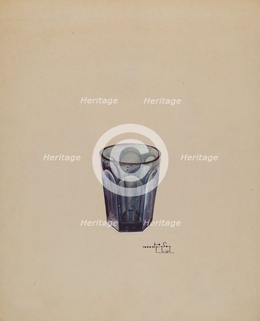 Whiskey Glass, 1937. Creator: Ralph Atkinson.