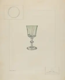 Whiskey Glass, c. 1936. Creator: Emma Wilson
