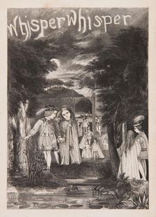 Whisper Whisper, 1857. Creator: Sir Edward Coley Burne-Jones