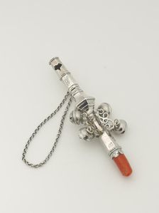 Whistle and Bells with Coral, c. 1722. Creator: Thomas Edwards