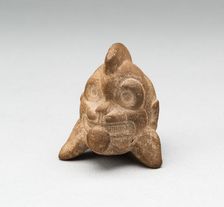 Whistle in the Form of the Head of a Jaguar, Possibly A.D. 250/900. Creator: Unknown