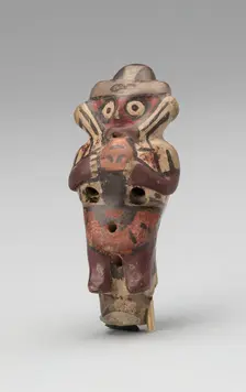 Whistle in the Form of a Musician, 180 B.C./A.D. 500. Creator: Unknown
