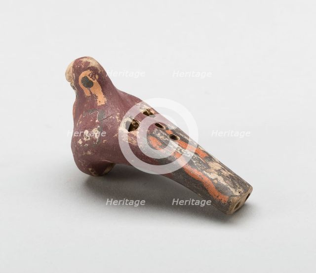 Whistle in the Form of a Bird, 180 B.C./A.D. 500. Creator: Unknown.