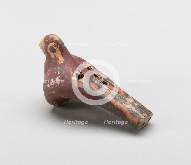 Whistle in the Form of a Bird, 180 B.C./A.D. 500. Creator: Unknown.