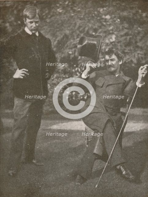 'Whistler and Menpes', c1885, (1904).  Artist: Unknown.