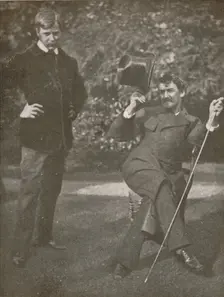 Whistler and Menpes c1885, (1904)