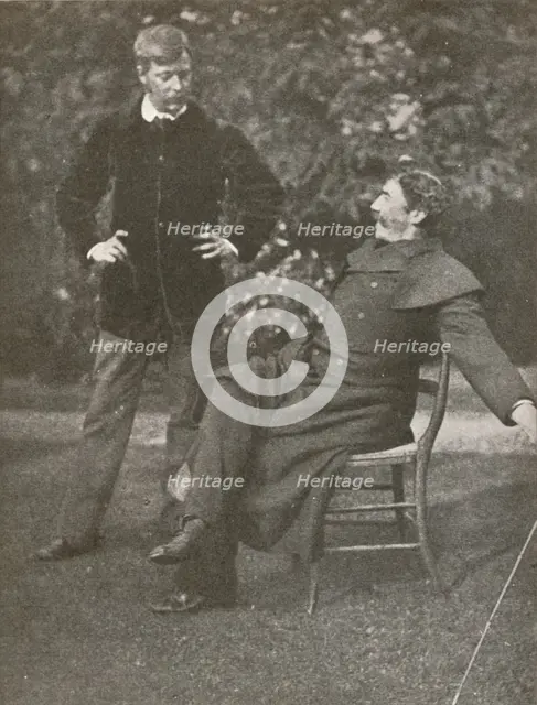 'Whistler and Menpes', c1885, (1904).  Artist: Unknown.
