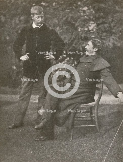 'Whistler and Menpes', c1885, (1904).  Artist: Unknown.