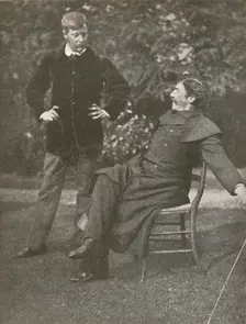 Whistler and Menpes c1885, (1904)