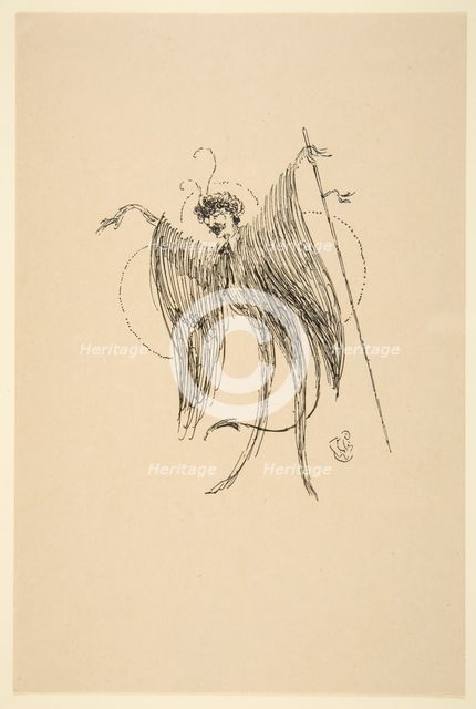 Whistler as Butterfly, 19th-20th century. Creator: James Abbott McNeill Whistler.