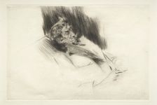 Whistler Asleep, 1897. Creator: Giovanni Boldini (Italian, 1842-1931)
