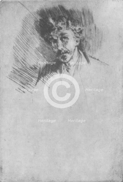 'Whistler with the White Lock', 1879, (1904). Artist: James Abbott McNeill Whistler.