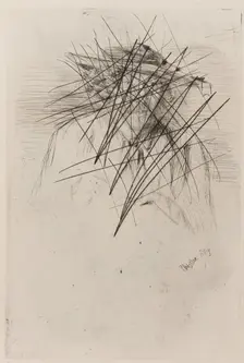 Whistler with a hat, 1859. Creator: James Abbott McNeill Whistler