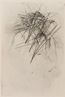 Whistler with a hat, 1859. Creator: James Abbott McNeill Whistler