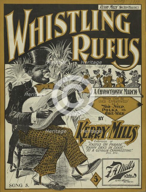 'Whistling Rufus, or, The one man band', 1899.  Creator: Unknown.