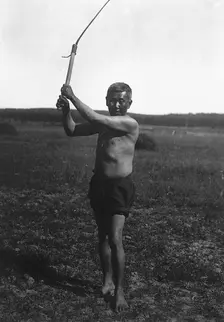 Whip exercise, 1890. Creator: Unknown