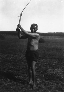 Whip exercise, 1890. Creator: Unknown