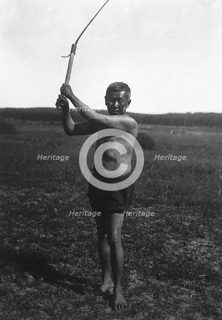 Whip exercise, 1890. Creator: Unknown.