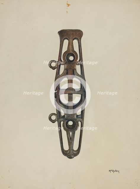 Whip Socket, c. 1937. Creator: William McAuley.