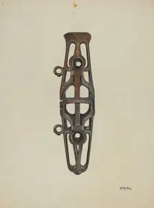 Whip Socket, c. 1937. Creator: William McAuley