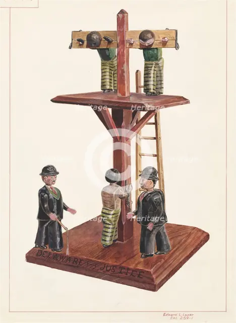Whipping Post, 1935/1942. Creator: Edward L Loper.