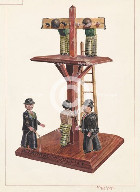 Whipping Post, 1935/1942. Creator: Edward L Loper.