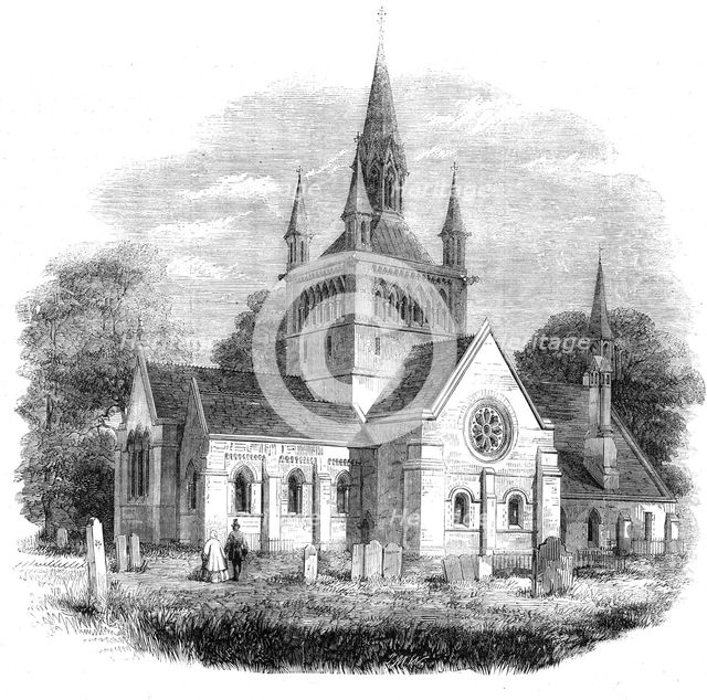 Whippingham Church, near Osborne, Isle of Wight, 1862. Creator: Unknown.