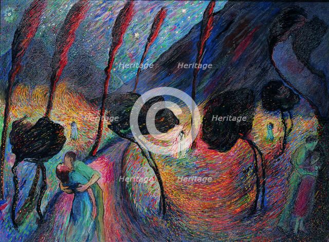 Whirl of Love, c. 1917. Creator: Werefkin, Marianne, von (1860-1938).