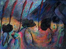 Whirl of Love, c. 1917. Creator: Werefkin, Marianne, von (1860-1938)