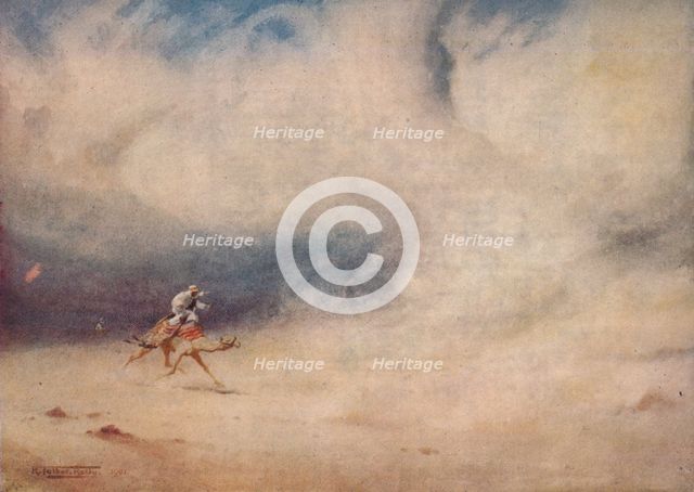 'Whirlwind in the Desert', c1880, (1904). Artist: Robert George Talbot Kelly.