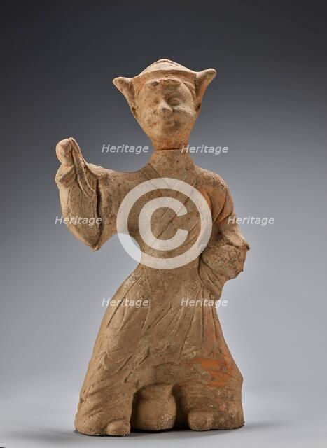 Whirling dancer over drum, about 100 CE. Creator: Unknown.