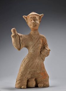 Whirling dancer over drum, about 100 CE. Creator: Unknown