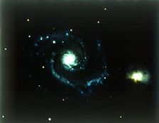 Whirlpool Galaxy in Canes Venatici. Creator: NASA