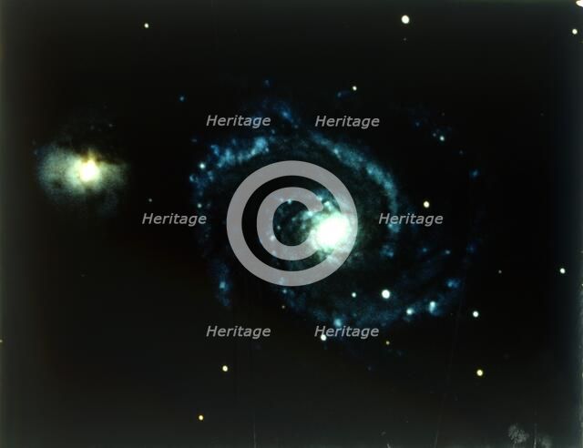 Whirlpool Galaxy in Canes Venatici. Creator: NASA.