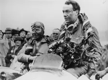 Whitney Straight and the Hon Brian Lewis, Brooklands, 1934