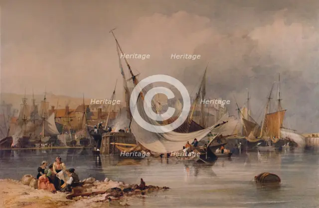 'Whitby', 1841, (1935). Artist: Edward Duncan.