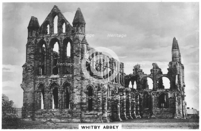 Whitby Abbey, 1936. Artist: Unknown
