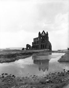 Whitby Abbey, Whitby, Yorkshire, c1955. Creator: Arthur Charles Kirby Ware