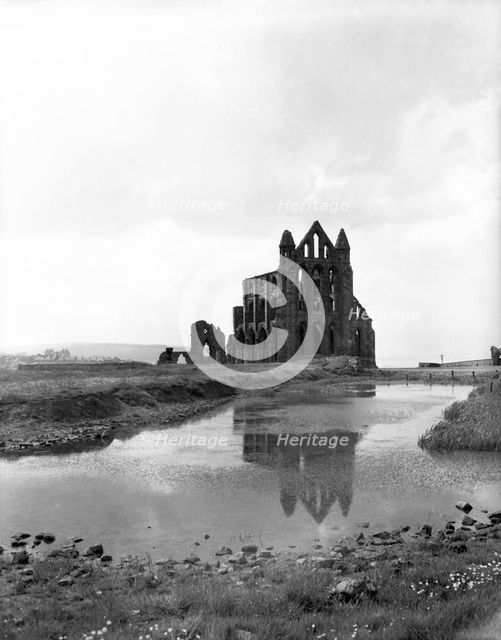 Whitby Abbey, Whitby, Yorkshire, c1955.  Creator: Arthur Charles Kirby Ware.
