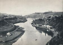 Whitby - General View of the Town 1895