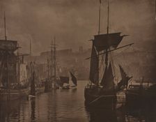 Whitby Harbor, c. 1885. Creator: Frank Meadow Sutcliffe (British, 1853-1941)
