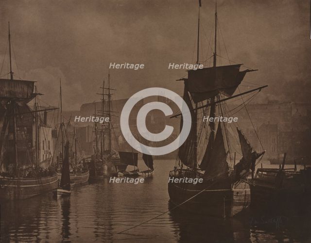 Whitby Harbor, c. 1885. Creator: Frank Meadow Sutcliffe (British, 1853-1941).