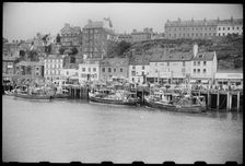 Whitby harbour, North Yorkshire, c1955-c1980. Creator: Ursula Clark