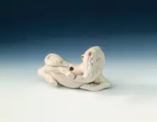 White ceramic horse, Southern Song dynasty, China, c1127-1279. Creator: Unknown