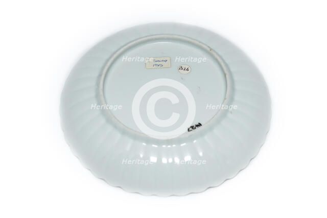 White chrysanthemum dish, 18th century. Artist: Unknown.