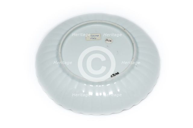 White chrysanthemum dish, 18th century. Creator: Unknown.