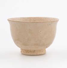 White cup, date unknown. Creator: Unknown