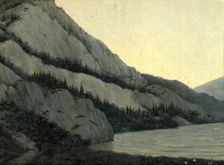 White Bom on the Chu River View From the South West Altai, 1880-1897. Creator: Pavel Mikhailovich Kosharov